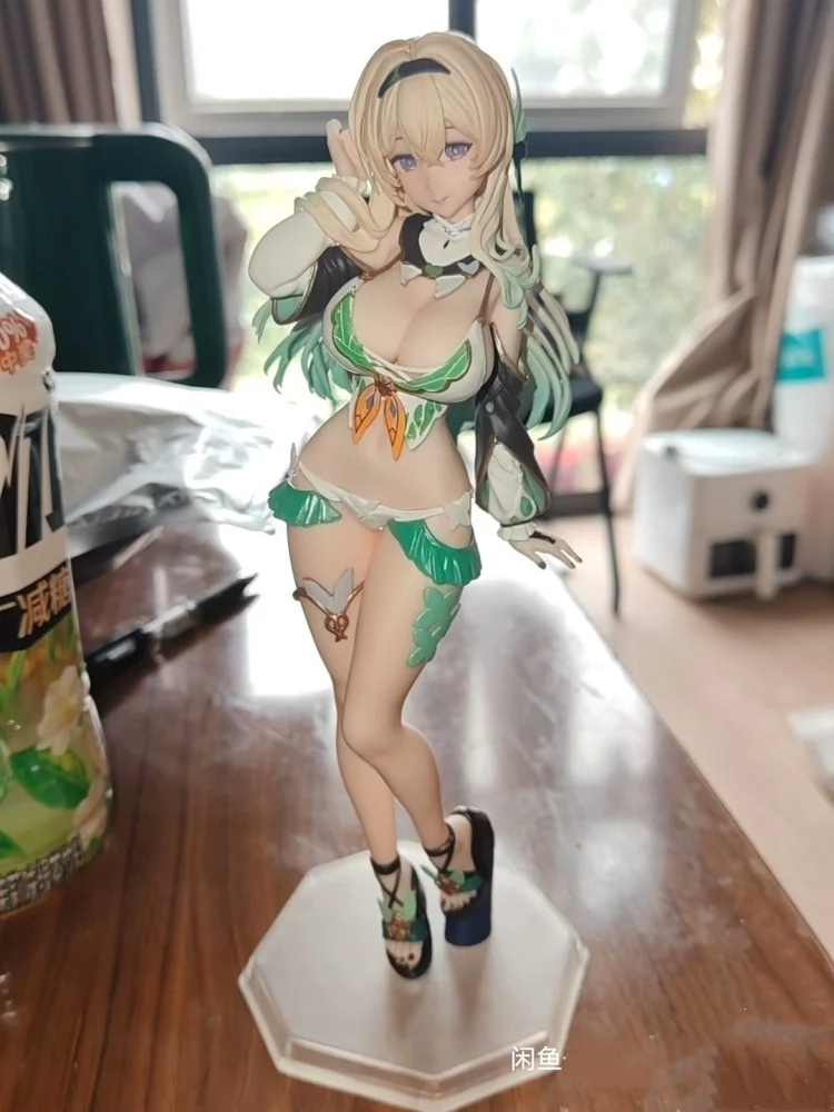 

Honkai Star Rail Firefly Anime Swimsuit Figure Desktop Beach Scene Decoration Collectible Gift for Fans Hand-Painted Figurine