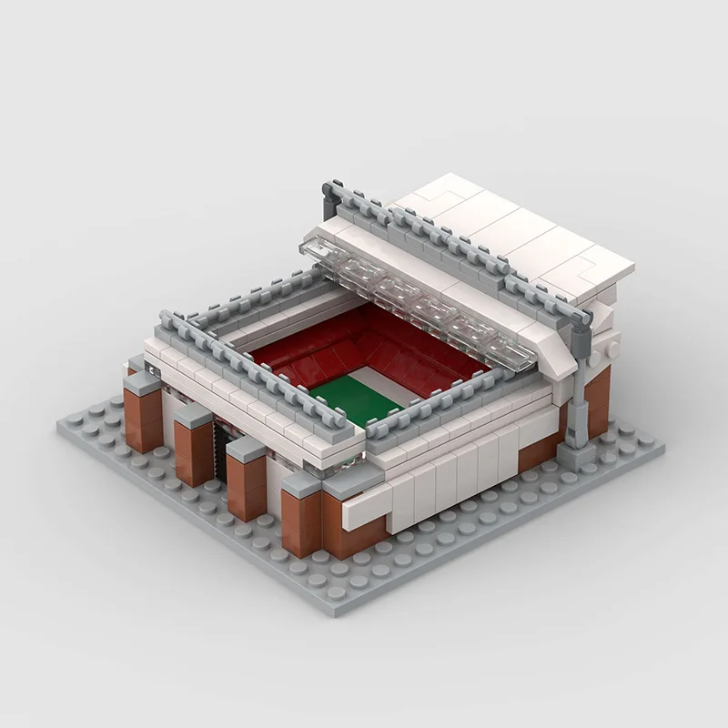 

Mini building arena stadium football field model compatible Lego building block small particle moc children's toy