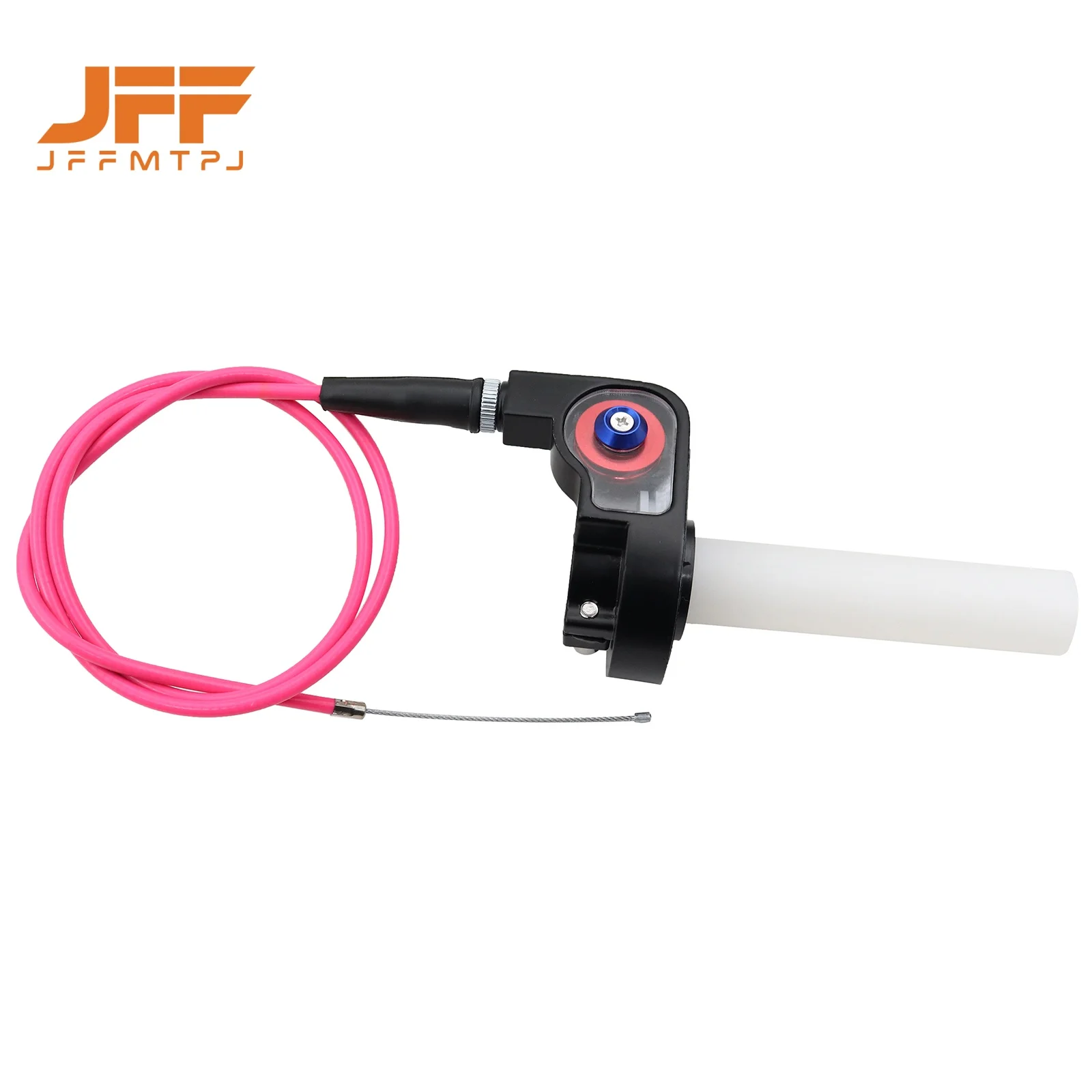 Motorcycle visual 1/4 Quick Turn Throttle Grips Settle & twist gas throttle handle+980MM Throttle Cable Dirt Pit Bike Motocross