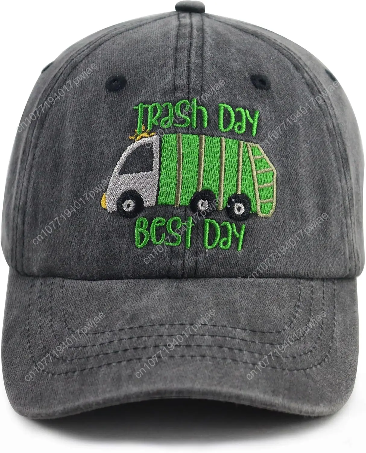 

I Love Trash Garbage Trucks Youth Adjustable Mesh Hats Baseball Trucker Cap for Boys and Girls