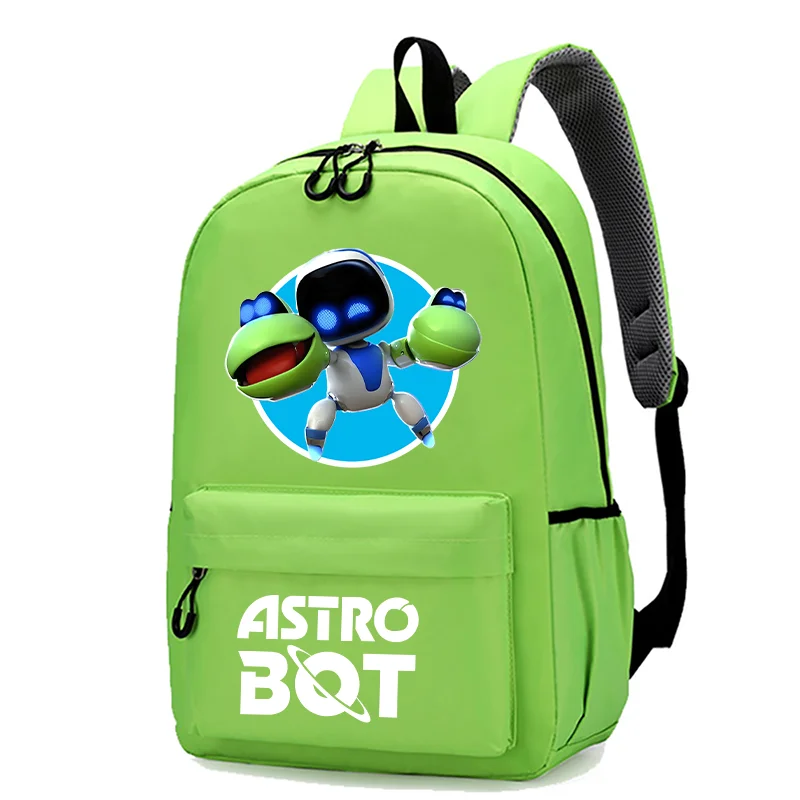 Astro Bot Classic Travel Bag Men Waterproof Hiking Computer Laptop Backpack High School Student Sport Fashion Boys Outdoor Bags