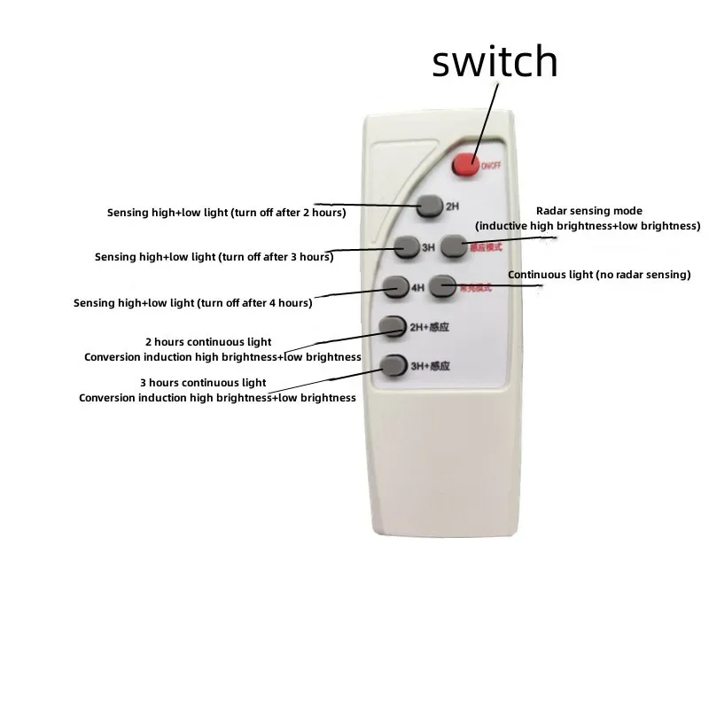 3.2V 3.7V Sensor Circuit Board Remote Control Solar Induction Controller Human Induction Light Control for Home Wall Lamp Lights