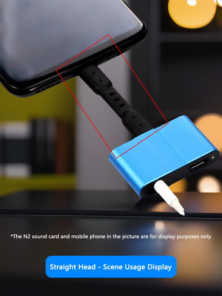 

Type C Male To Male data cable Sound card adapter Connects with Mobile Phone to USB DAC 180 Degree Synchronous Charging Cable ﻿