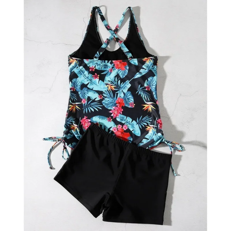 Women Swimwear Print Large s Plus Size Tankini Sets Female  Beach Wear Two-Piece Bathing Suit Sports Pool 's Swimming Suit