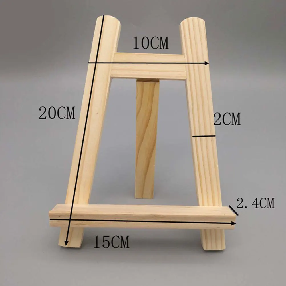 

4pcs Small Easel For Painting Display Photo Frame Photo Frame Bracket Holder Mini Rack Triangle Support Art Storage Stand