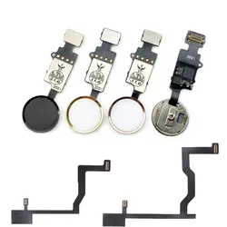 Home Button Key With Flex Cable Replacement For iPhone 7 8 Plus And Button Extend Connector Fingerprint Cable