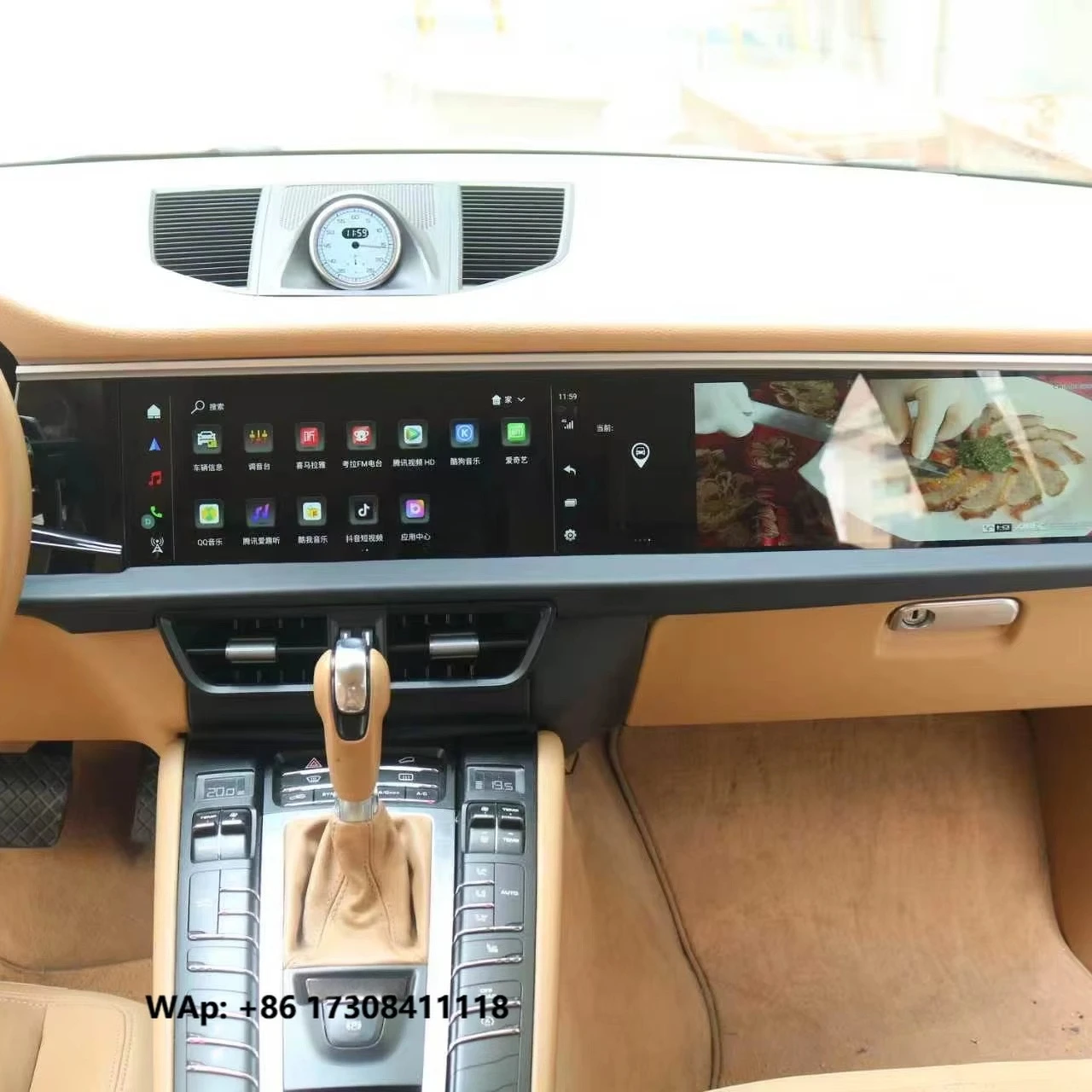 

For 2014-2017 Macan Old to New LCD Instrument Panel and Central Control Panel