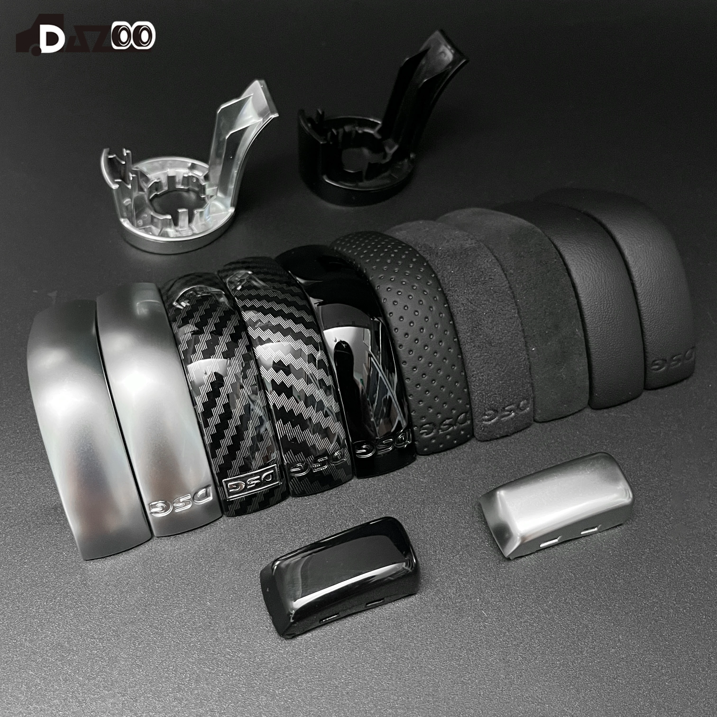 Car Gear Shift Knob Matte & Shiny DSG Gear Head Cap Slice For VW Golf 6 7  Tiguan  Touran Passat CC Seat Leon Golf MK6