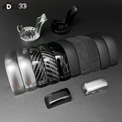 Car Gear Shift Knob Matte & Shiny DSG Gear Head Cap Slice For VW Golf 6 7  Tiguan  Touran Passat CC Seat Leon Golf MK6