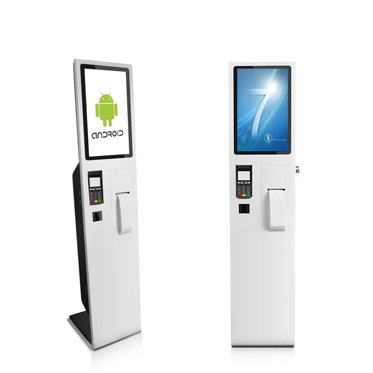 Automated Order Machines Selfservice Checkout Supermarket Equipment Queue Ticketing System 23inch Payment Terminal Kiosk