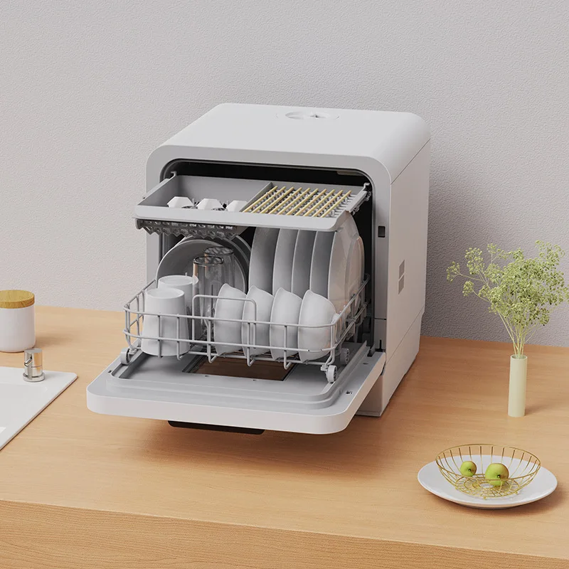 Smart Mini Automatic Dishwashing Machine for Household Use Small Tabletop Countertop Mini Dishwasher Countertop Household