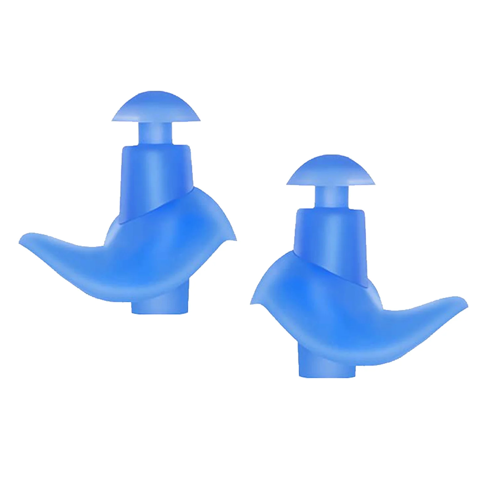 

Silicone Screw Earplugs Waterproof Reusable Silicone Swimming Ear Plugs For Water Pool Shower Bathing Surfing Snorkeling And