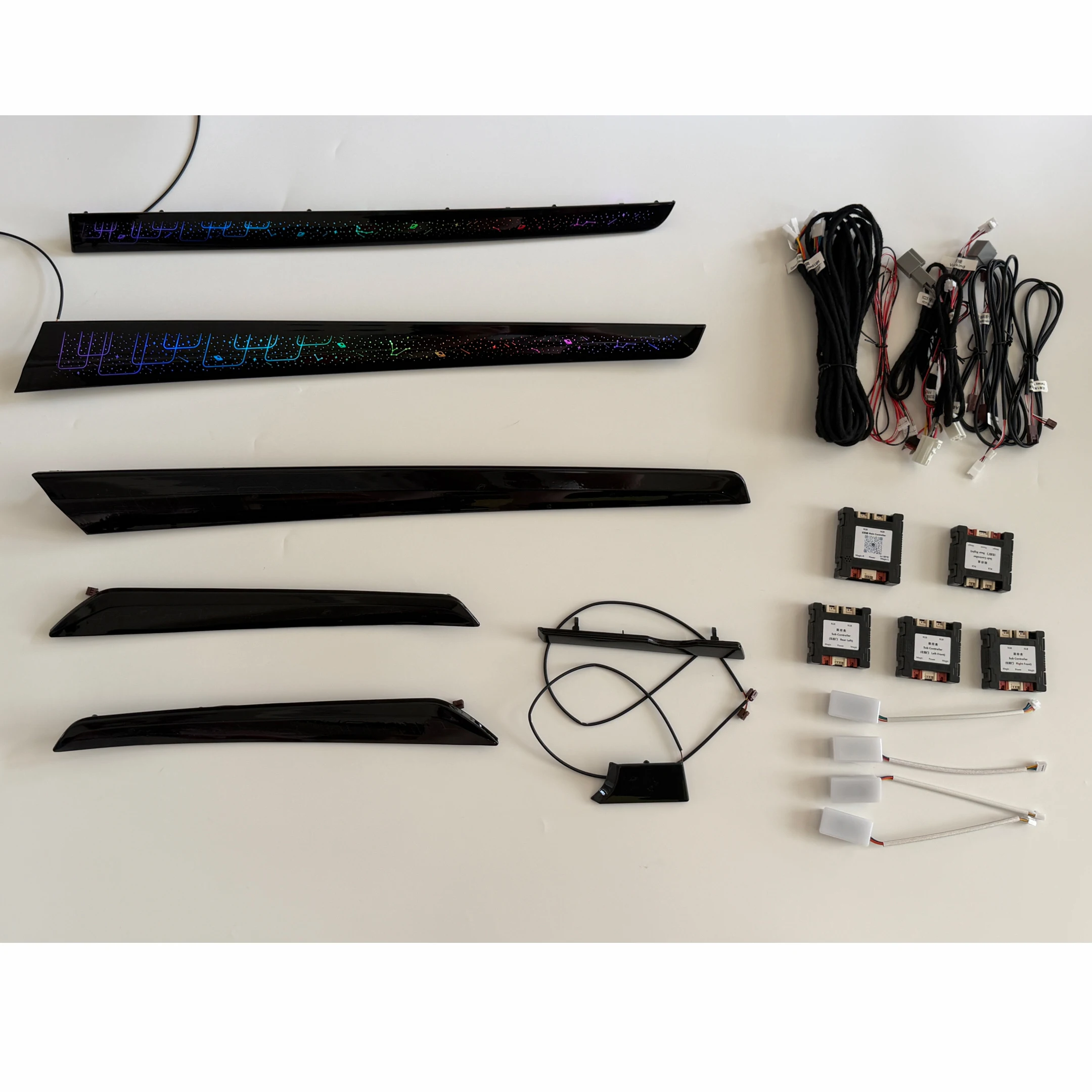 Symphony Interior Lighting Kit Benz E Class W207 2-Door Coupe 2009-2016 App Control 12V 10W LED Strip Optional Rotating Tweeter