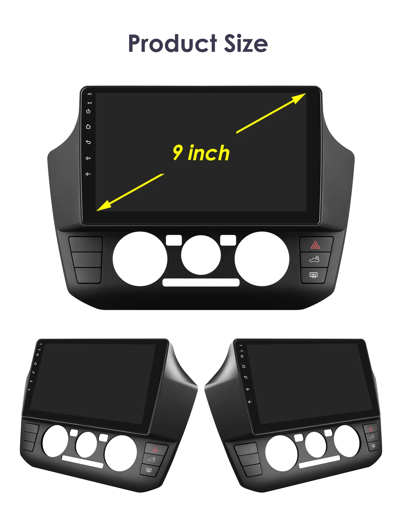 2DIN Android 13 Auto Car radio For Vw Volkswagen UP 2017-2023 4G Carplay Autoradio multimedia player GPS navi Stereo BT 360°Cam