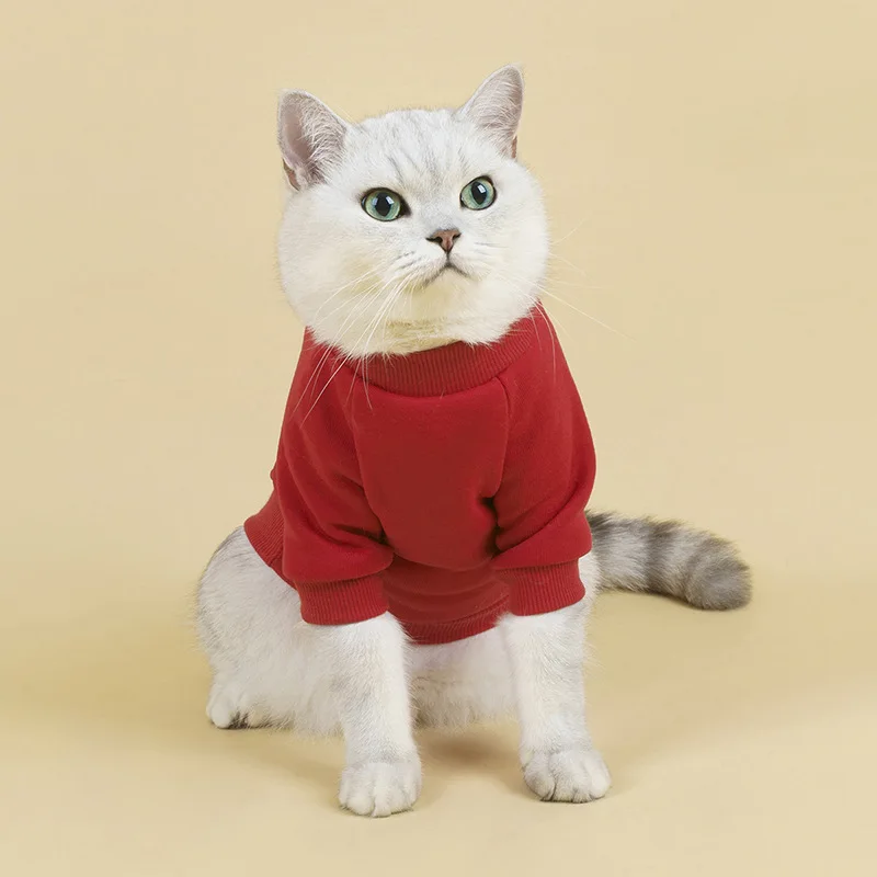 Pet Hoodie Autumn and Winter New Comfortable Breathable Warm Fluffy Dog Clothes Small Dog and Cat Clothes