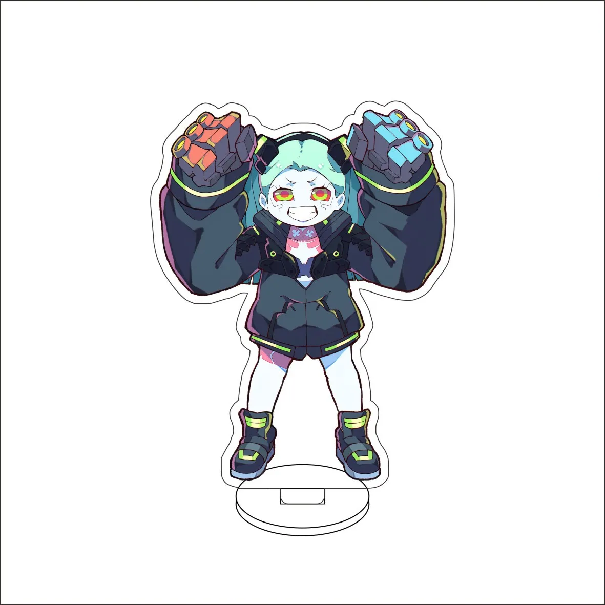 Anime Game Cyberpunk: Edgerunners‌‌ Lucyna Kushinada David Martinez Rebecca Cos 10CM Acrylic Figure Stand Cute Ornaments Gifts