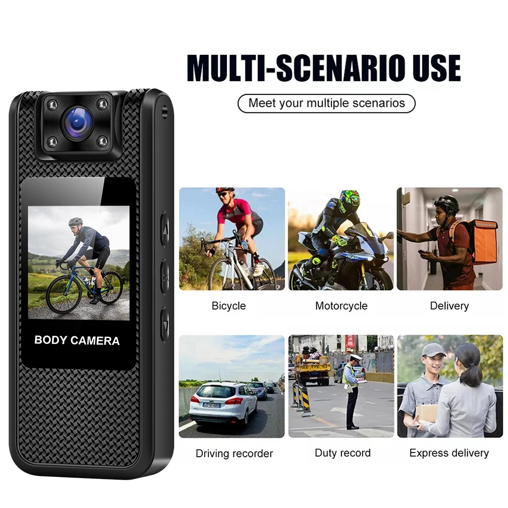 4K WiFi Mini Camera Ultra HD Portable Digital Video Recorder with Infrared Night Vision for Police BodyCam Sports DV And Riding