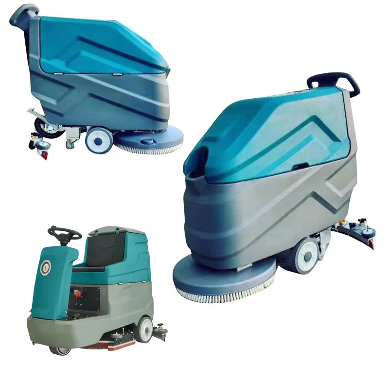 Cheap Price Industrial Floor  Automatic Sweepers Hand-Pushed Double Box Floor Washer Sweeper for tile/wooden/Painting floor