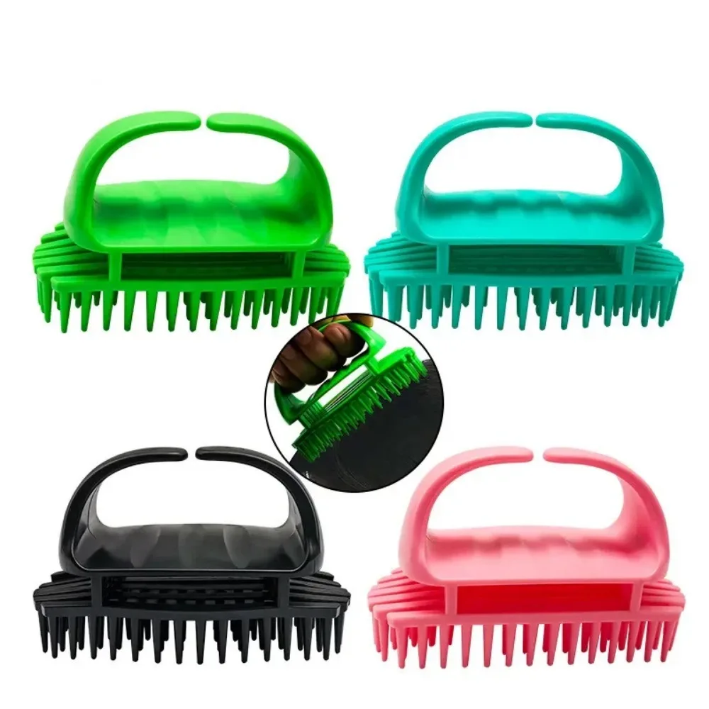 Silicone Head Body Wash Brush Clean Hair Care Itching Scalp Massage Comb Soft Shower Brush Hair Accessories Расческа Для Волос