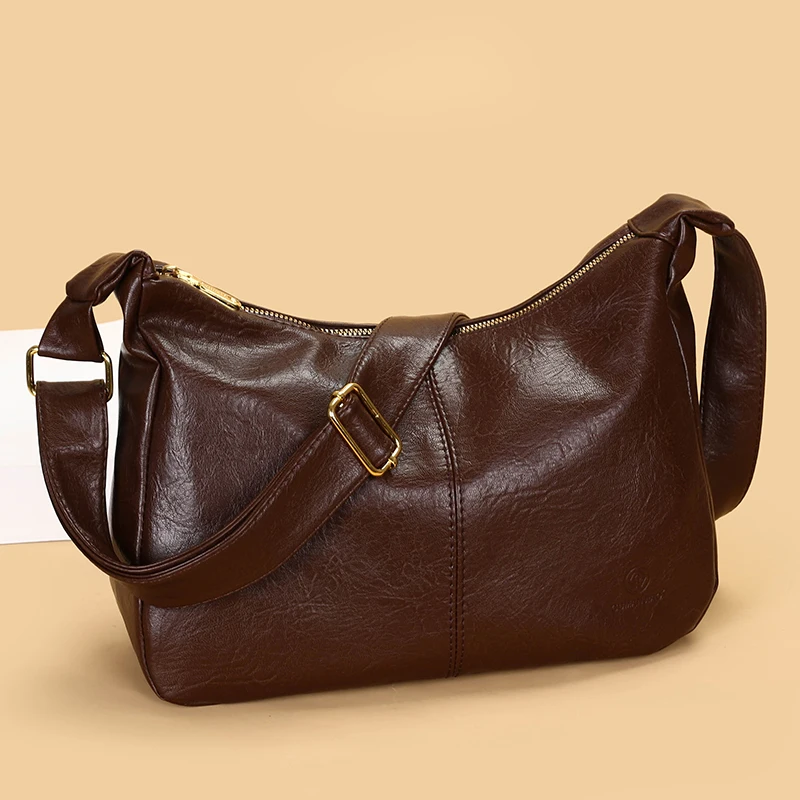 

Классическая сумка с клецками, высококачественная искусственная кожа, большая вместительная сумка для подмышек, модные и элегантные женские сумки на плечо Sac