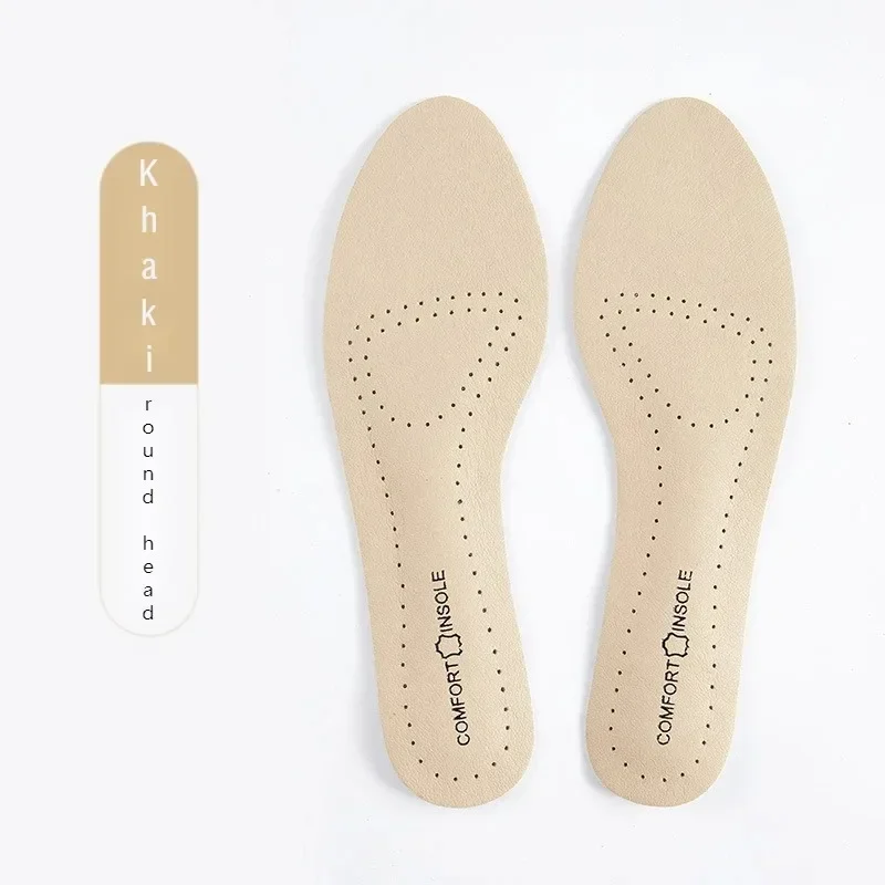 Ladies High Heels Genuine Leather Soft Sole Insoles Breathable Sweat Absorbing and Odor Resistant Insoles Anti Slip Insoles