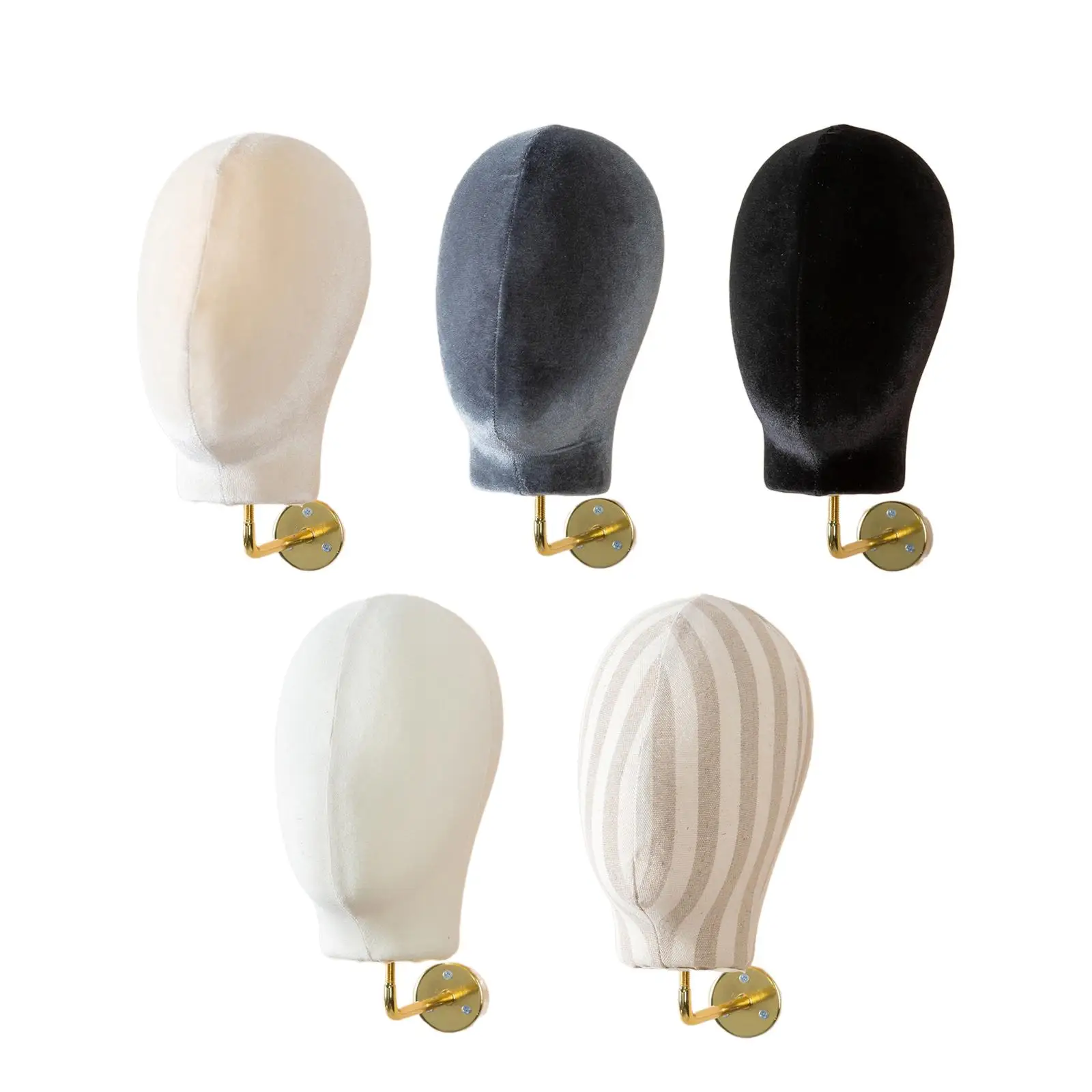 

Mannequin Head Model Wall Mount Cowboy Hat Rack for Wall Wig Stand Wig Storage Hanger for Wig Glasses Hats Home Salon Beginner