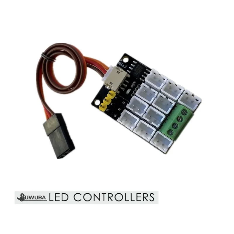 RC 1/14 LED-Steuermodul Lichtsystem-Erweiterungsplatine für Tamiya Hydraulikbagger Lader Muldenkipper DIY-Teile – Detail 2