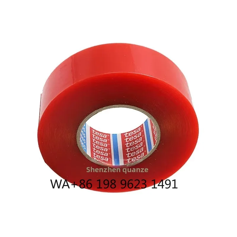 Medium Duty Tensile PET Tape, Single Sided Waterproof Acrylic Tape for Packaging Strapping Fixing Use