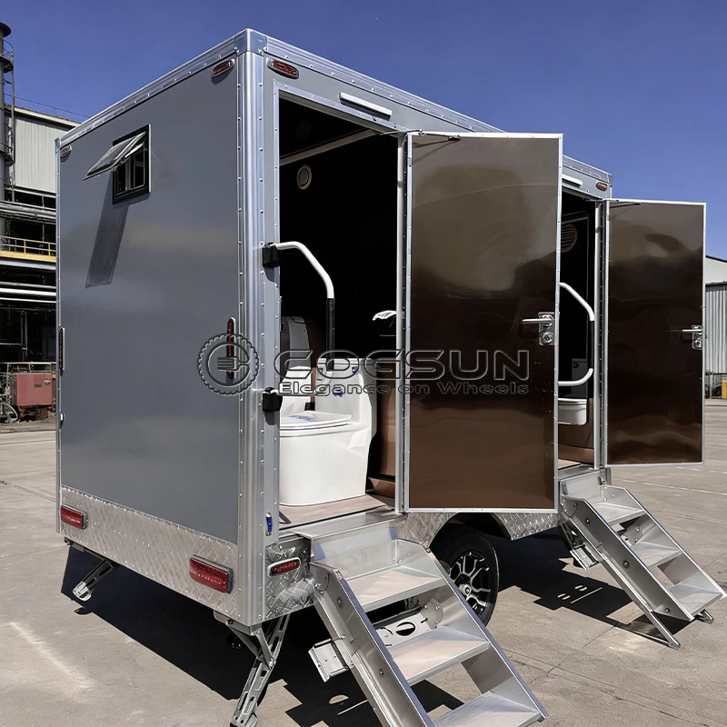 

Портативный туалетный прицеп Cogsun Premium: Умный, роскошный, мобильный общественный туалет, на заказ, хит продаж