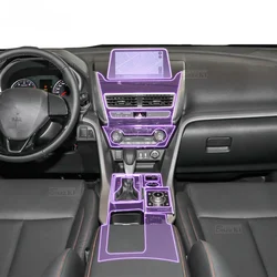For Mitsubishi Eclipse Cross 2018-2023 Gearbox Navigation Screen Automotive Interior TPU Protective Film Anti-Scratch Sticker