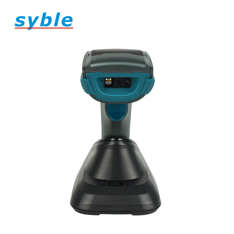 Syble New Item XB-D50BT Quickly Match Wireless BT QR Code 2D CMOS Image Handheld Barcode Scanner with Charging Base