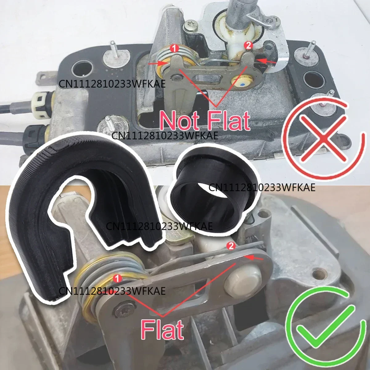 Complete Shifter Bushing Kit For VW Golf MK4 Bora Beetle Lupo Polo Sharan Gearbox Shifter Lever Selector Linkage End Accessories