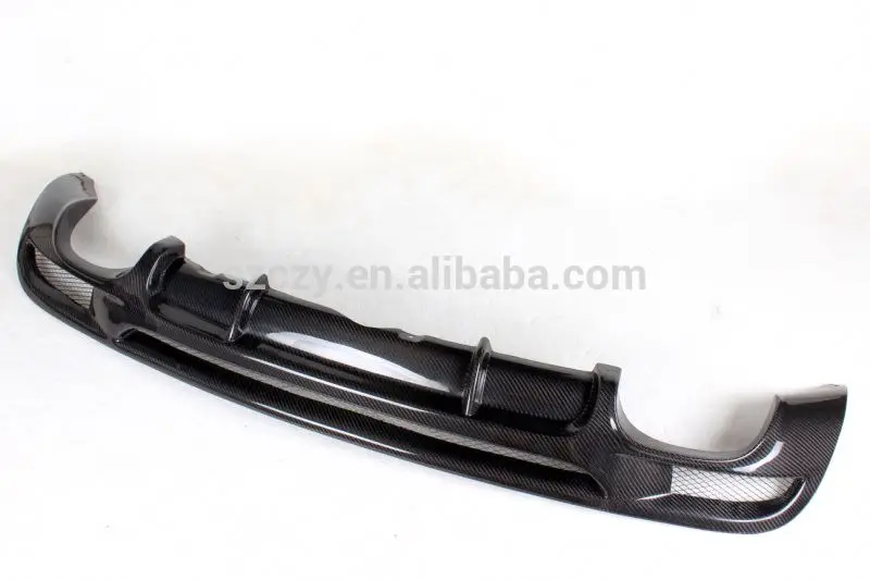 Auto Car Carbon Rear Lip Diffuser With Quad Exhaust Dual Outlet For BMW E82
