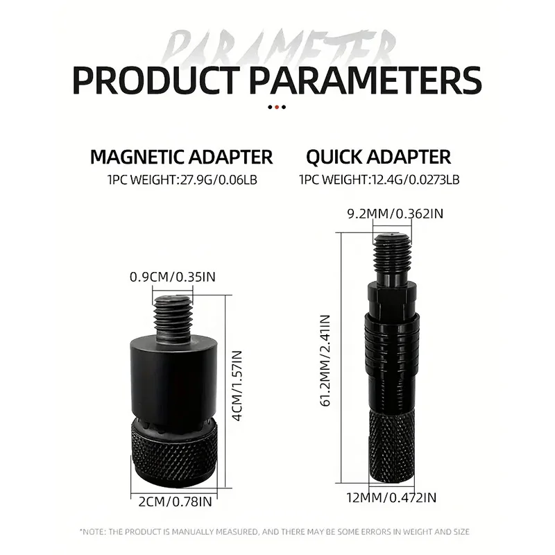 1 قطعة/2 قطعة/3 قطعة/4 قطعة الألومنيوم الصيد رود قوس موصل مع المدمج في المغناطيس ، M3/8 الموضوع الإفراج السريع محول ل إنذار لدغة #2