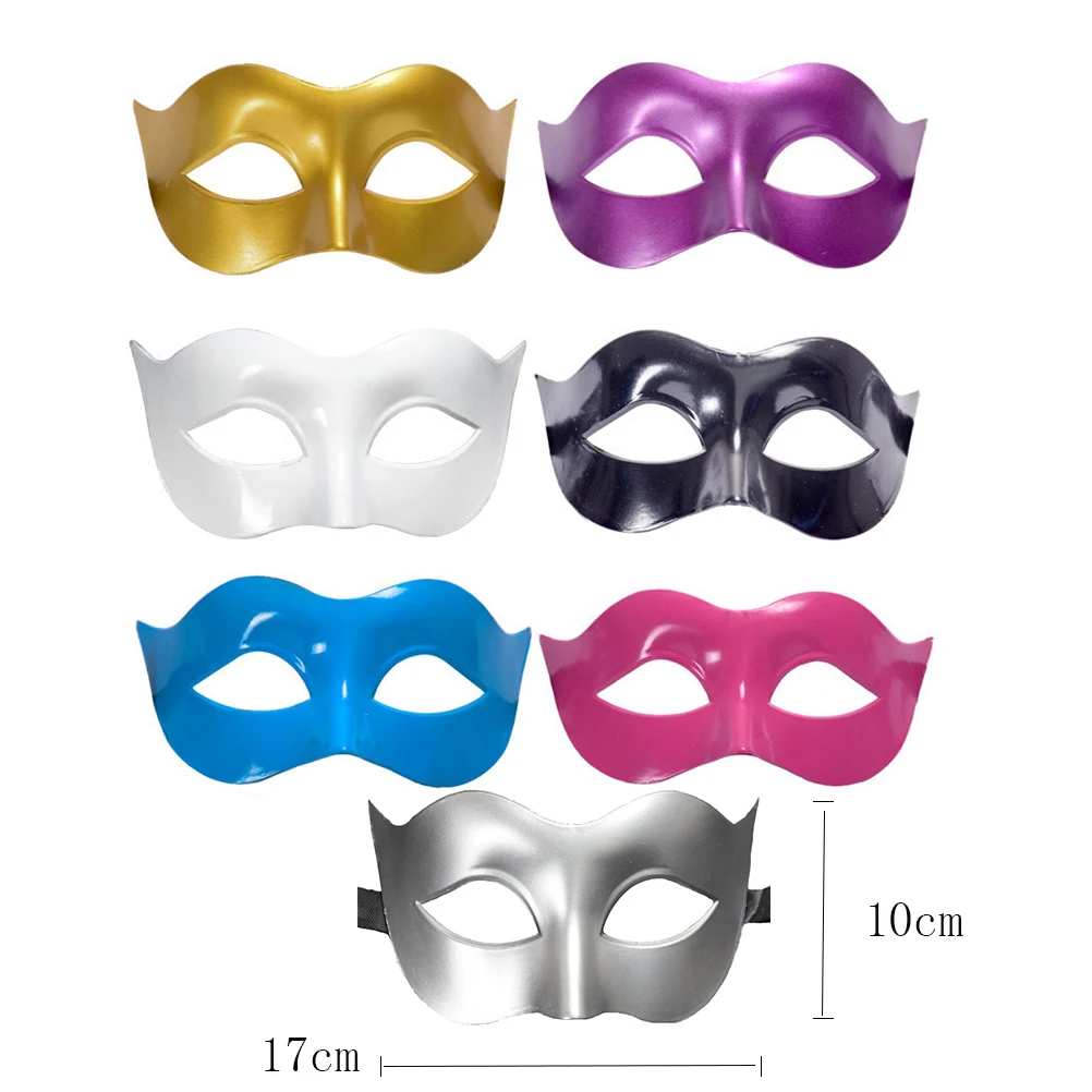 

Half Face Mask Masquerade Eye Ball Party Accessory Multicolor Durable Classic Design Easy to Wear Match Clothes