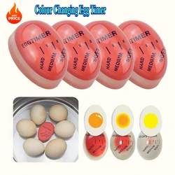 1pcs 계란 타이머 다채로운 계란 요리 색상 변경 맛있는 부드럽고 단단한 끓는 환경 친화적 인 수지 빨간색 도구 주방