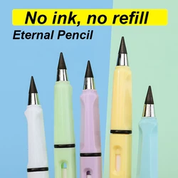 1Pcs Eternal Pencil Unlimited Writing No Ink Pen Pencils For Writing Art Sketch Stationery Kawaii Pen School Supplies