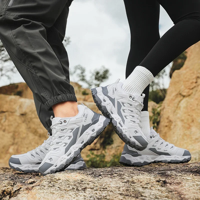 Herren Wanderschuhe Sportschuhe Trekking-Trainingssneaker Atmungsaktive Damen Camping-Jogging-Schuhe Rutschfeste Kletterschuhe für Outdoor-Wanderungen – Detail 19
