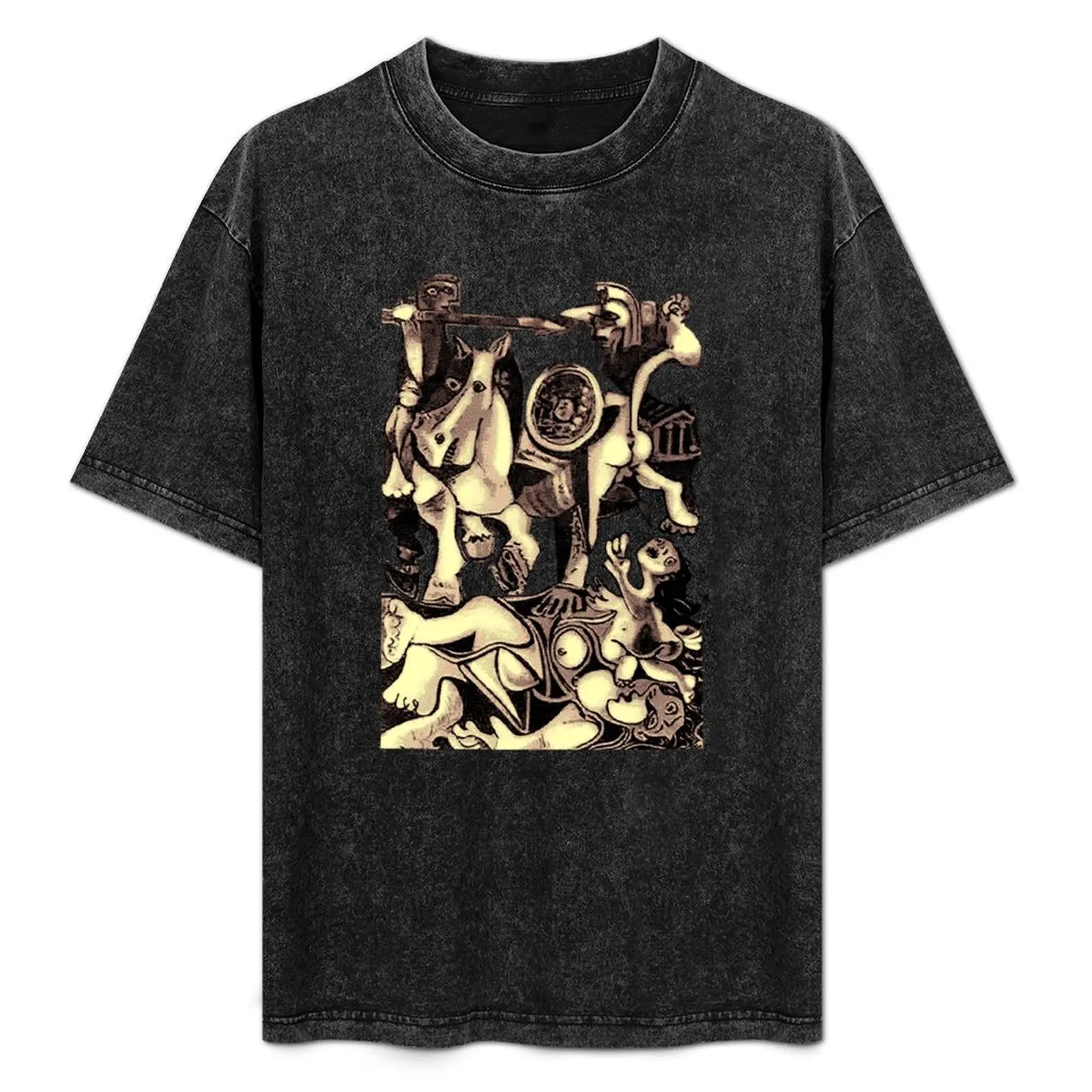 Pablo Picasso Battle of Neretva (Битка на Неретви) (1969) T-Shirt oversize t-shirts man hippie clothes mens tall t shirts