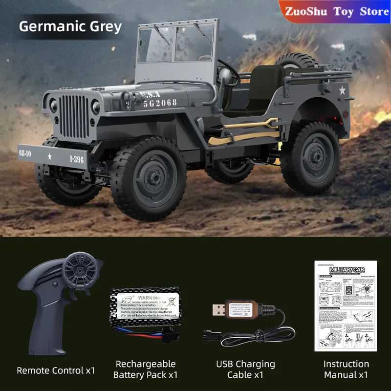 Neue Farbe Jjrc 1/10 C8815 Rc Auto 4wd Off-Road Rtr Crawler Klettern Skala Militär Lkw Simulation Rc Fahrzeug erwachsene Kinder Spielzeug