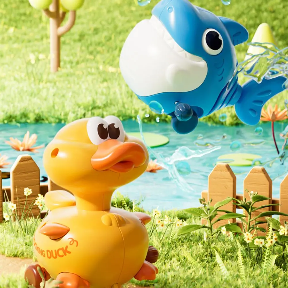 Imprensa deslizante mecânica retorno carros de brinquedo andando segurança imprensa e ir dos desenhos animados pato veículos plástico pato carro retorno brinquedos
