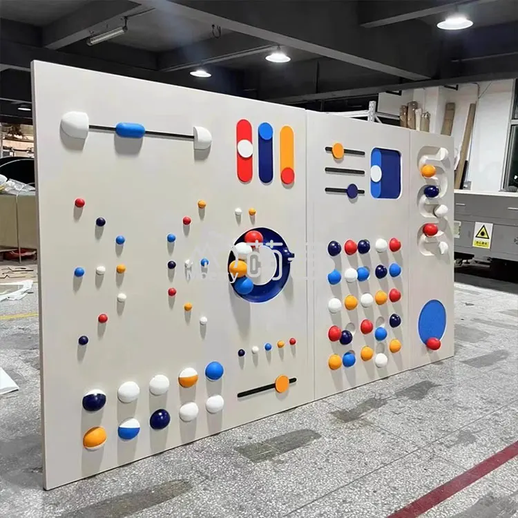 Moetry Interactive Sensory Wall Educational Toys Montessori STEM Wooden Wall Play Games For School Science And Technology Museum