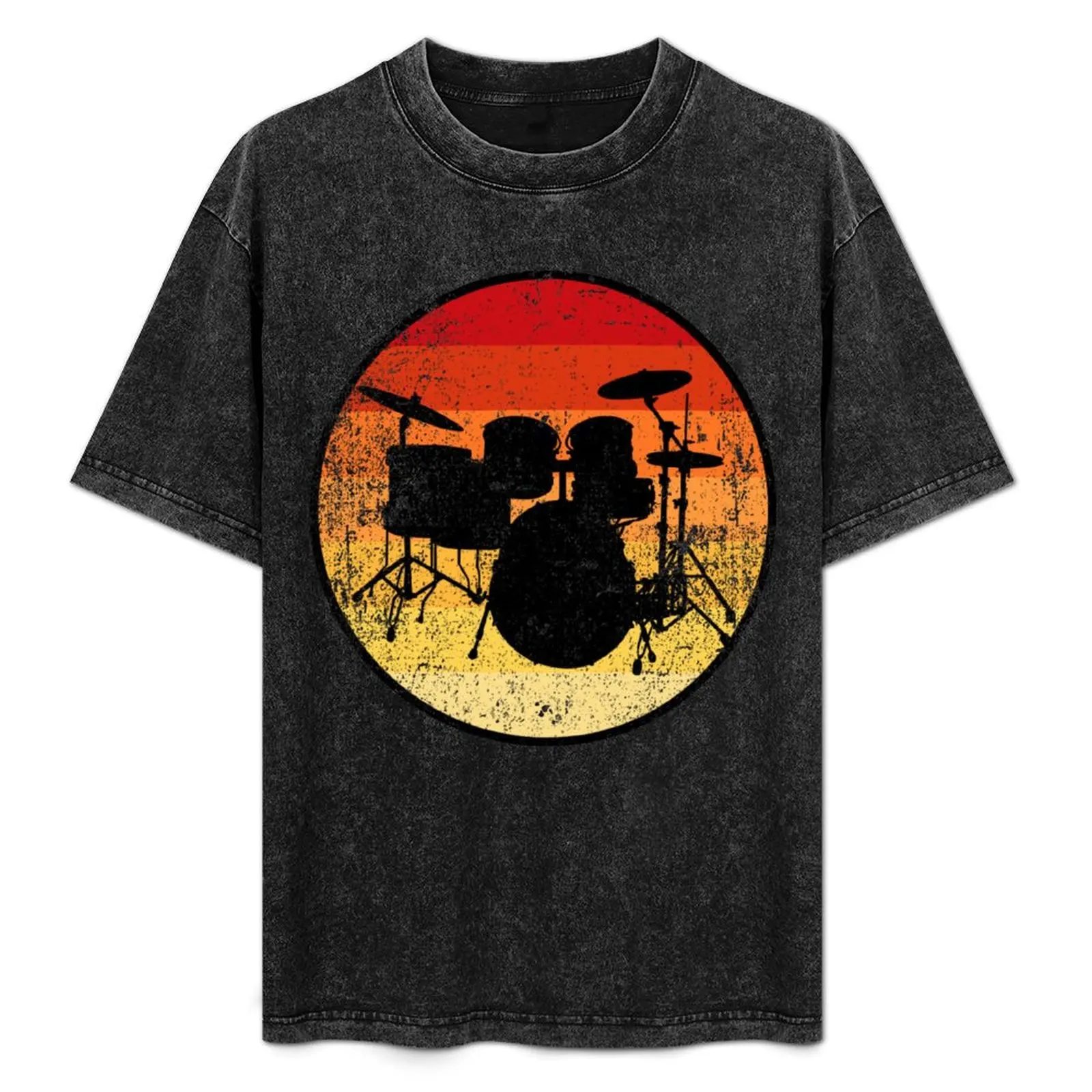 

SUNBURST DRUMS T-Shirt korean fashion vintage anime shirt Aesthetic clothing cute tops t shirts for men