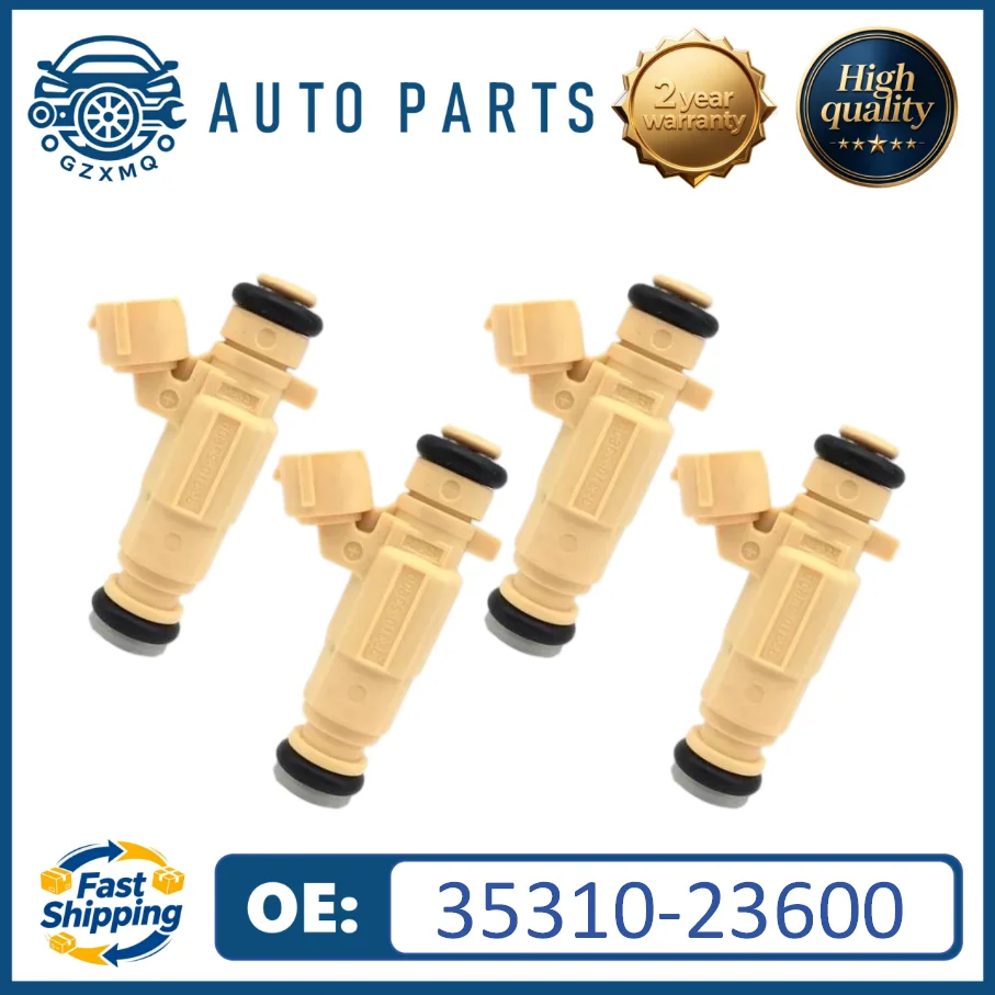 35310-23600 High-quality 4pcs Fuel Injectors Fits For Hyundai Elantra 02~08 Tiburon 03~08 Tucson 05~09 2.0L L4