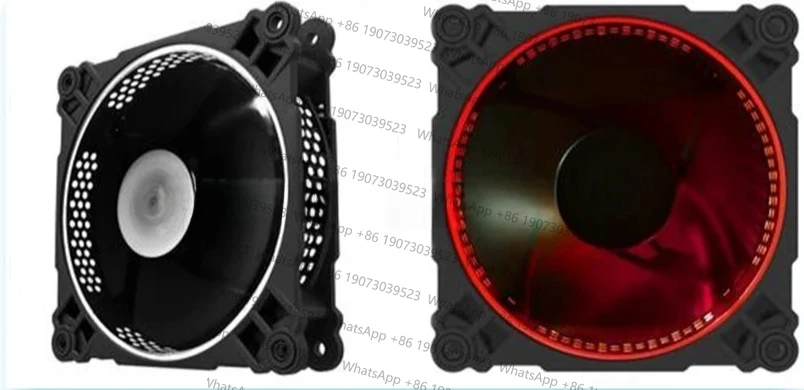 

FR-201 FR-201P Jonsbo Lighting 12CM Support PWM 4pin Port Red Or White Color 120*120*25mm