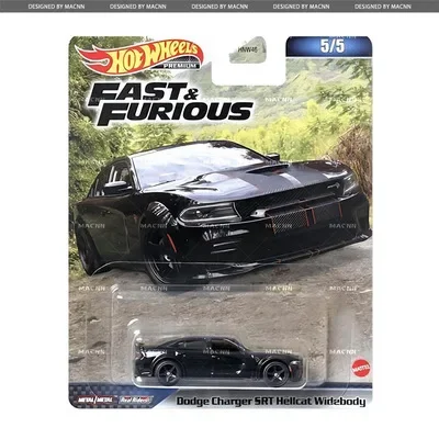 Genuine Hot Wheels Premium Car Fast and Furious Voiture Diecast 1/64 Toyota Land Cruiser Dodge Charger Hellcat Toys for Boys