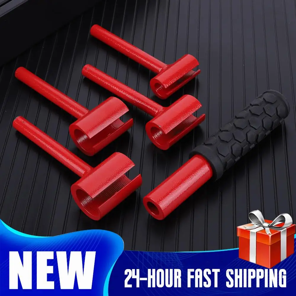 ヒンジ調整ツールセット-マルチサイズ精密ツール-ドアキャビネットヒンジ隙間修復レンチキット-交換用ヒンジレンチヘッド付き