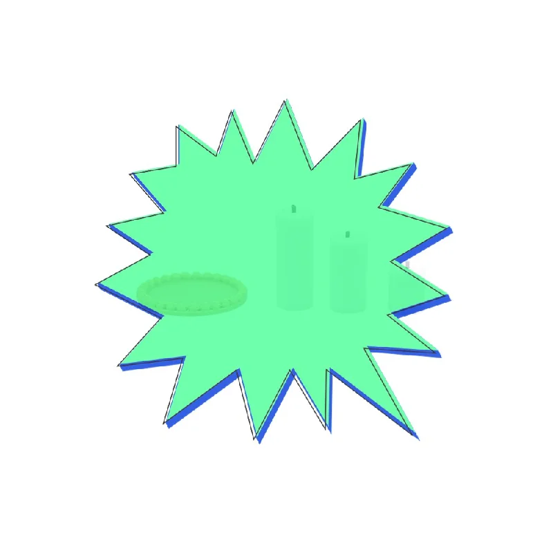 

Набор из 4 миниатюрных белых свечей и подносов для кукольного домика 1:12, игрушки для игровых домиков, украшение для рождественских сцен