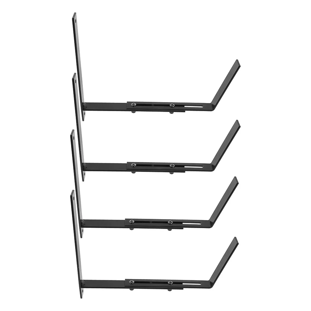 

2pcs Metal Adjustable Flower Pot Stand Shelves Planter Boxes Support Wall Ceiling Hangers for Decor window box
