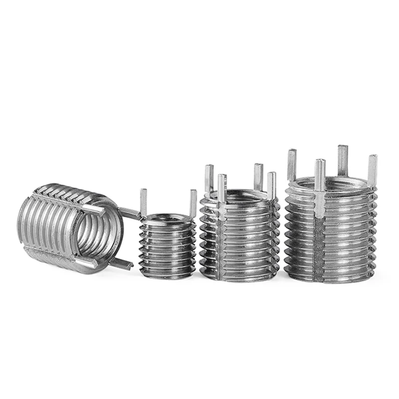 M2x M4 ~ M12x M160 Gewinde-Reparatur-Einsatzbuchse aus Edelstahl 303, mit Steckerbein-Schraube, Hülsenmuttern – Detail 4